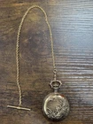 Andre Rivalle 17 Jewels Pocket Watch Bird Dog/Duck Hunter Swiss Made Working