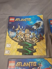 LEGO Atlantis Instructions Manual Lot 8061 8079 8075(2) 8058 8076 7978