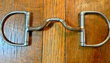 Myler Bits English Dee Snaffle Bit - 5" Ported Sweet Iron Mouth w/ Copper Inlay