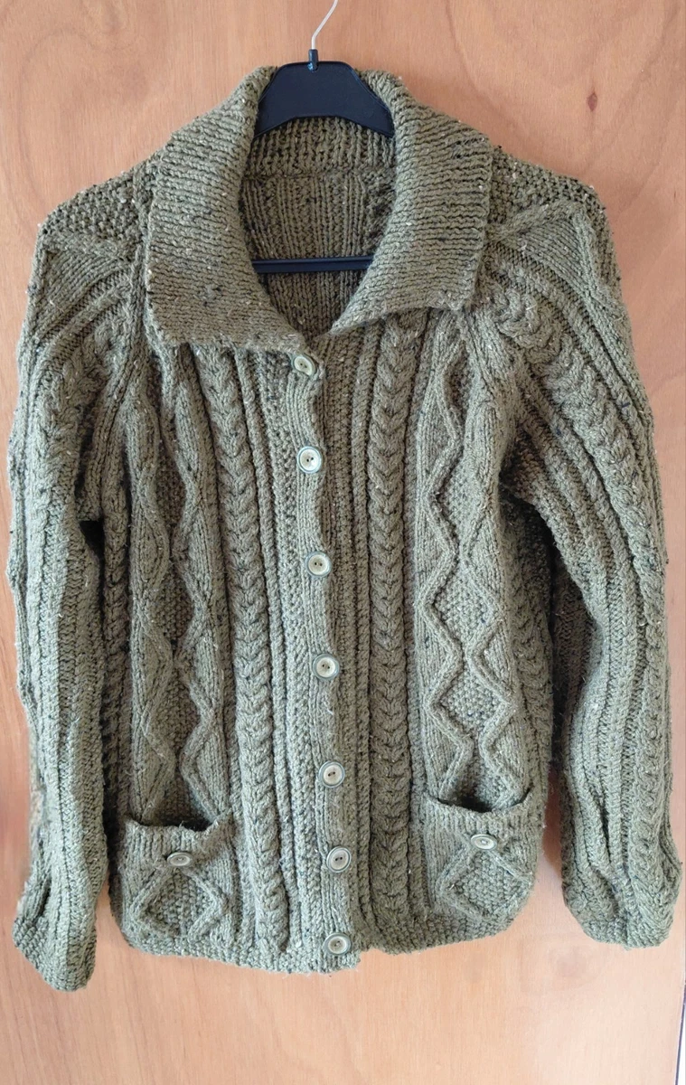 wool cable knit cardigan products for sale | eBay UK