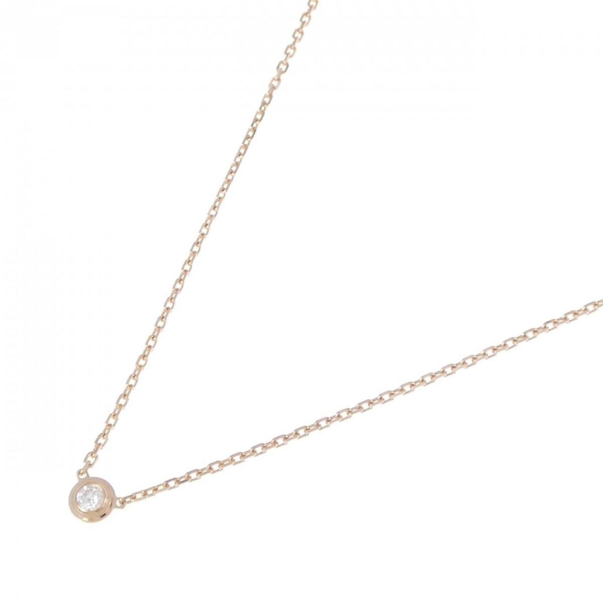 【Cartier】d'Amour 18K ネックレス ローズゴールド 送料込み Cartier d'Amour Necklace with Pendant 18k Rose Gold Diamond