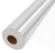 220 ft Clear Cellophane Wrap Roll 31.5in Wide 3-Mil for Gift Baskets Flowers