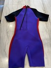 Hobie by Stearns Short SHORTY Mens Large Wetsuit Adult Purple Red Black Spring