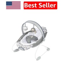 Comforting SmartBounce Bouncer with White Noise 2 Toys, For Infants 0-6