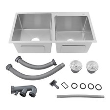 Kitchen Sink Dual Bowl Drop In Kitchen Sink Stainless Steel Sink Rectangular