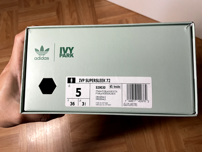 Adidas Supersleek x Ivy Park Beyonce White Gum Black Ecru S29030 Size 5 |  eBay