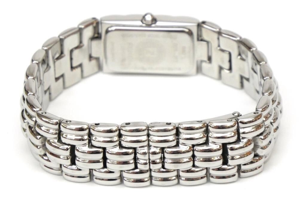 FENDI Orologi 660L Vintage Women's Quartz Watch Blue Silver 14mm