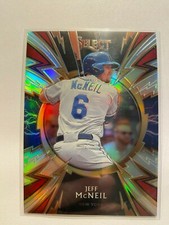 2020 PANINI SELECT JEFF McNEIL METS #SP-10 SPARKS PRIZM Silver Holo 