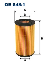 FILTRON OE 648/1 OIL FILTER FOR OPEL SAAB VAUXHALL