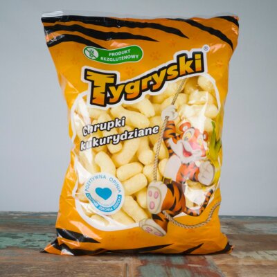 (18,78 /1kg) Chrupki Kukurydziane (Maisflips) 90g - Tygryski