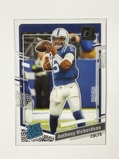 2023 Clearly Donruss #52 Anthony Richardson Indianapolis Colts Rated Rookie!