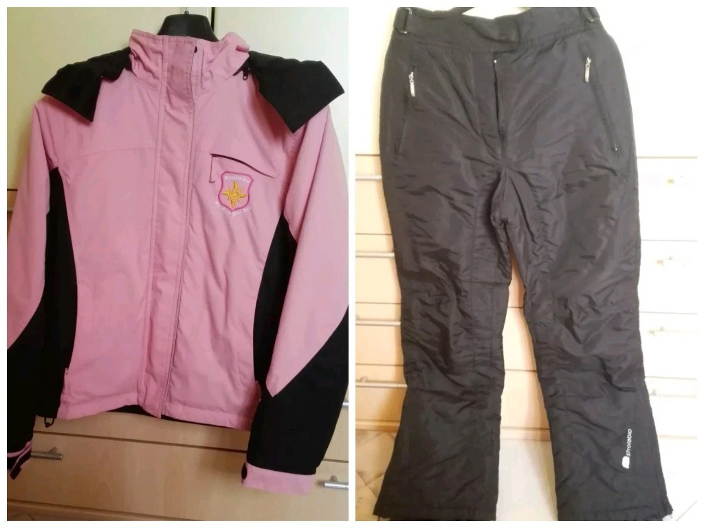 WOMEN S SKI SUIT SCORPION BAY JACKET SIZE S ASTROLABE PANTS SIZE 42