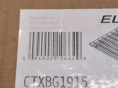 Elkay CTXBG1915 Crosstown Griglia inferiore in acciaio inox 19-1/2" x 15-1/2" x 1-1/4" - Foto 8 di 8