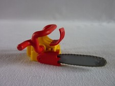 PLAYMOBIL TRONCONNEUSE POMPIER CASERNE ACCESSOIRE