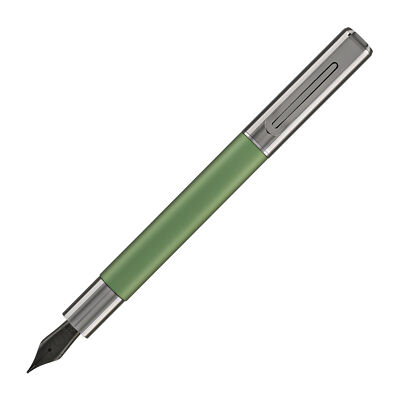 Monteverde USA Ritma Anodized Fountain Pen in Green - 1.1mm Stub Nib - NEW