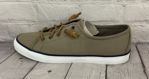 Sperry Top-Sider 80328 Seacoast Nubuck Taupe Women's Boat Shoes US 9.5 M UK 7 M - Picture 12 of 14