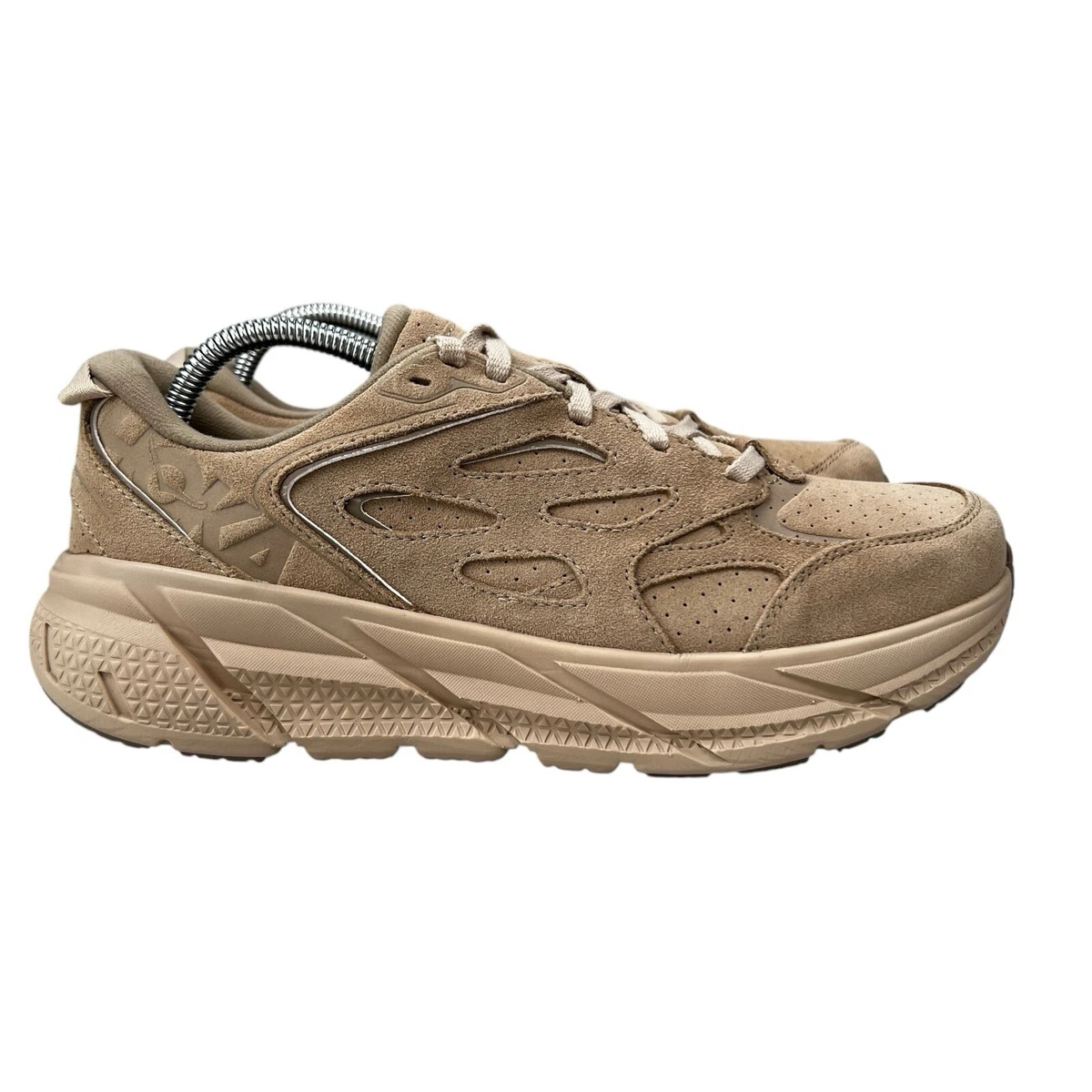 Hoka One One HOKA Clifton L Suede Shifting Sand Dune for  display picture 1