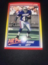 1990 Score #566 Ronnie Lott  All Pro San Francisco 49ers