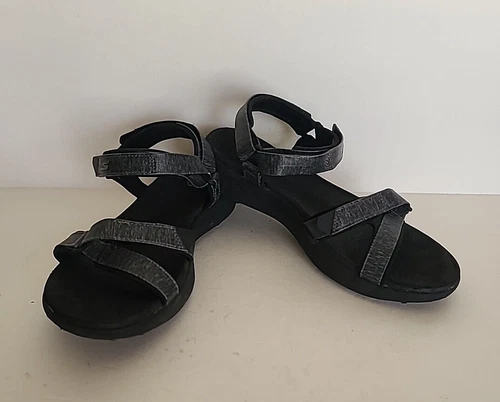 Skechers Go Golf Women's 600 Spikeless Sandals Shoes Size 10 Black Strappy