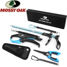 Mossy Oak 3PC Fishing Tool Kits Hook Remover Tool Fishing Plier Fish Lip Gripper