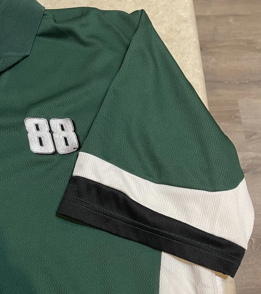 Polo NASCAR Dale Earnhardt JR #88 AMP Energy para hombre XXL círculo de ganadores Foto 3 de 4