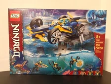 Lego 71752 NINJAGO Ninja Sub Speeder Building Kit 356 Pieces Playset NEW SEALED