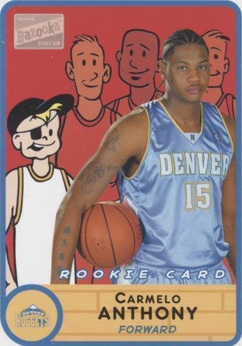 2003-04 Topps Bazooka - CARMELO ANTHONY - Rookie Card #278
