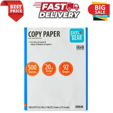 Copy Paper Case Printer Paper White 8.5"x11" Letter Size, One Ream = 500 Sheets