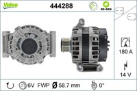 Valeo Lichtmaschine Generator 180A 14V FüR Peugeot Boxer Bus 444288