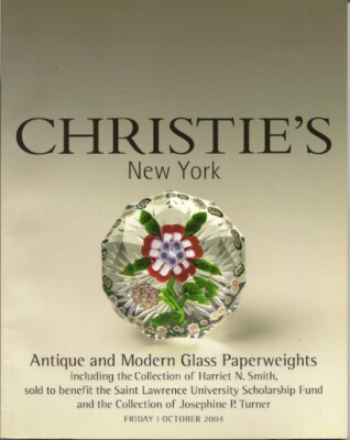 CHRISTIE'S PAPERWEIGHTS Clichy Baccarat Kaziun Tarsitano Auction Catalog 2004 