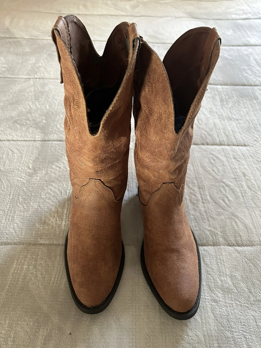 Rampage Women s Size 11 Western Boots Brown Faux Leather
