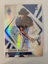 Triston McKenzie Rookie Phoenix Hyper 130/299 2021 Panini Chronicles  Baseball
