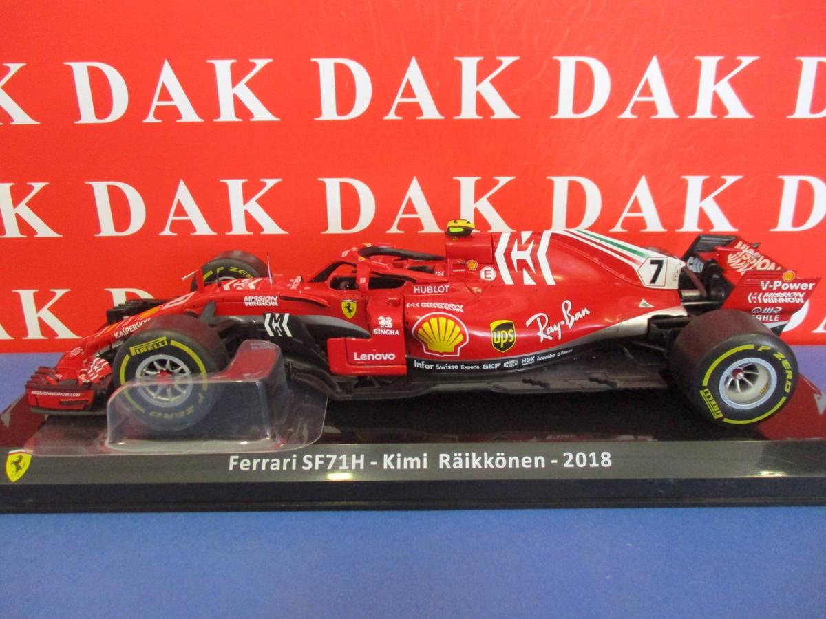 Car Ferrari Sf71h Diecast Kimi Raikkonen F1 Diecast 2018 Premium