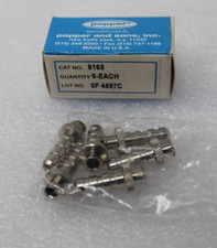 NEW 1 BOX CONTAINING 6 CONNECTORS POPPER SONS 6168 LUER CONNECTOR OF-4597C