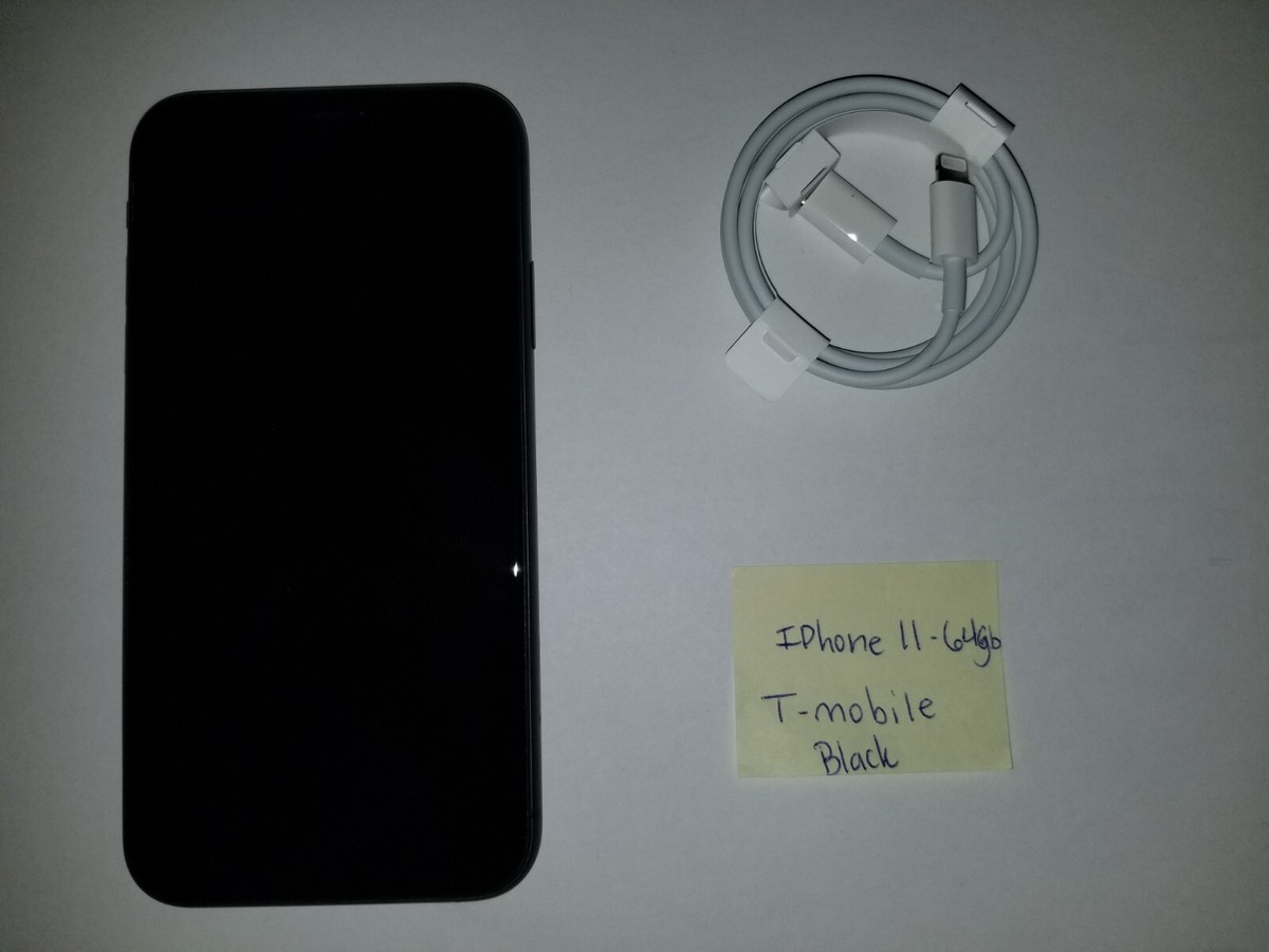 Apple iPhone 11 - 64GB - Black (T-Mobile) A2111 (CDMA + GSM