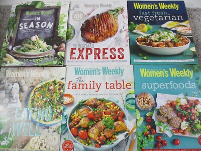 Australian Womens Weekly Cookbook Vintage&Modern Cookbooks AWW Large Selection