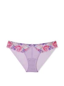 Victoria's Secret Dream Angels Push Up bra set embroidery purple floral 5Z5A
