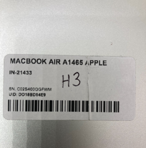 APPLE MACBOOK AIR 11" 2015 A1465 i5-5250U 1.6GHZ 4GB 128GB SSD CYCLE COUNT 295 - Afbeelding 10 van 10