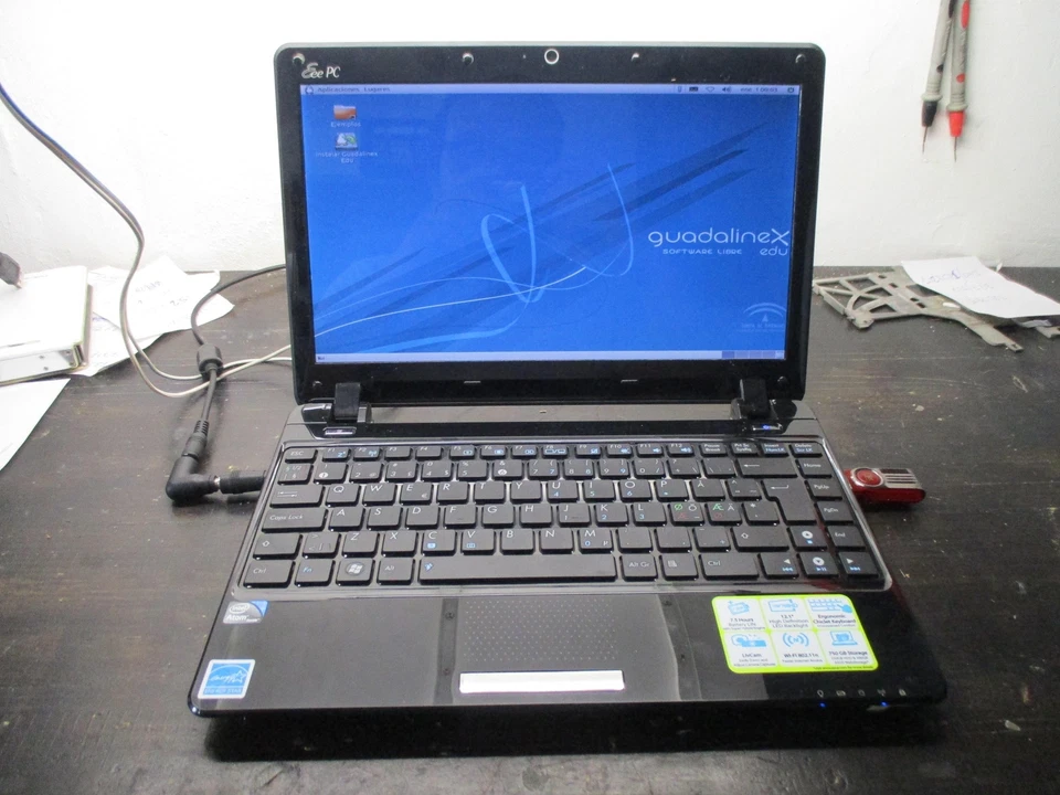 Carte Mère ASUS EEE PC 1201HA 60-OA1RMB2000-C02 REV: 2.1 Original - Photo 4/4