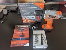 Terratek 18V Lithium Cordless Drill FUT18V01-3 + Charger Bits & Box