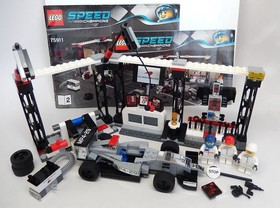 Lego McLaren Mercedes Pit Stop 75911 Speed Champions 100% Complete Set 332 Piece