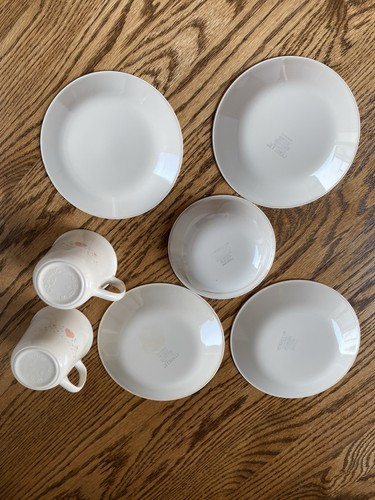 Corelle Forever Yours Dinnerware Heart Platters Plates Cups Bowl - Picture 6 of 9