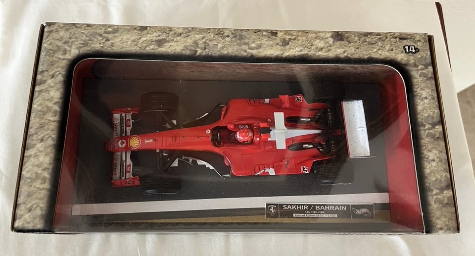 Hot Wheels Racing 1:18 Scale 4•4•04 Bahrain GP Limited Edition #8501/15,000 Rare - Image 2 of 4