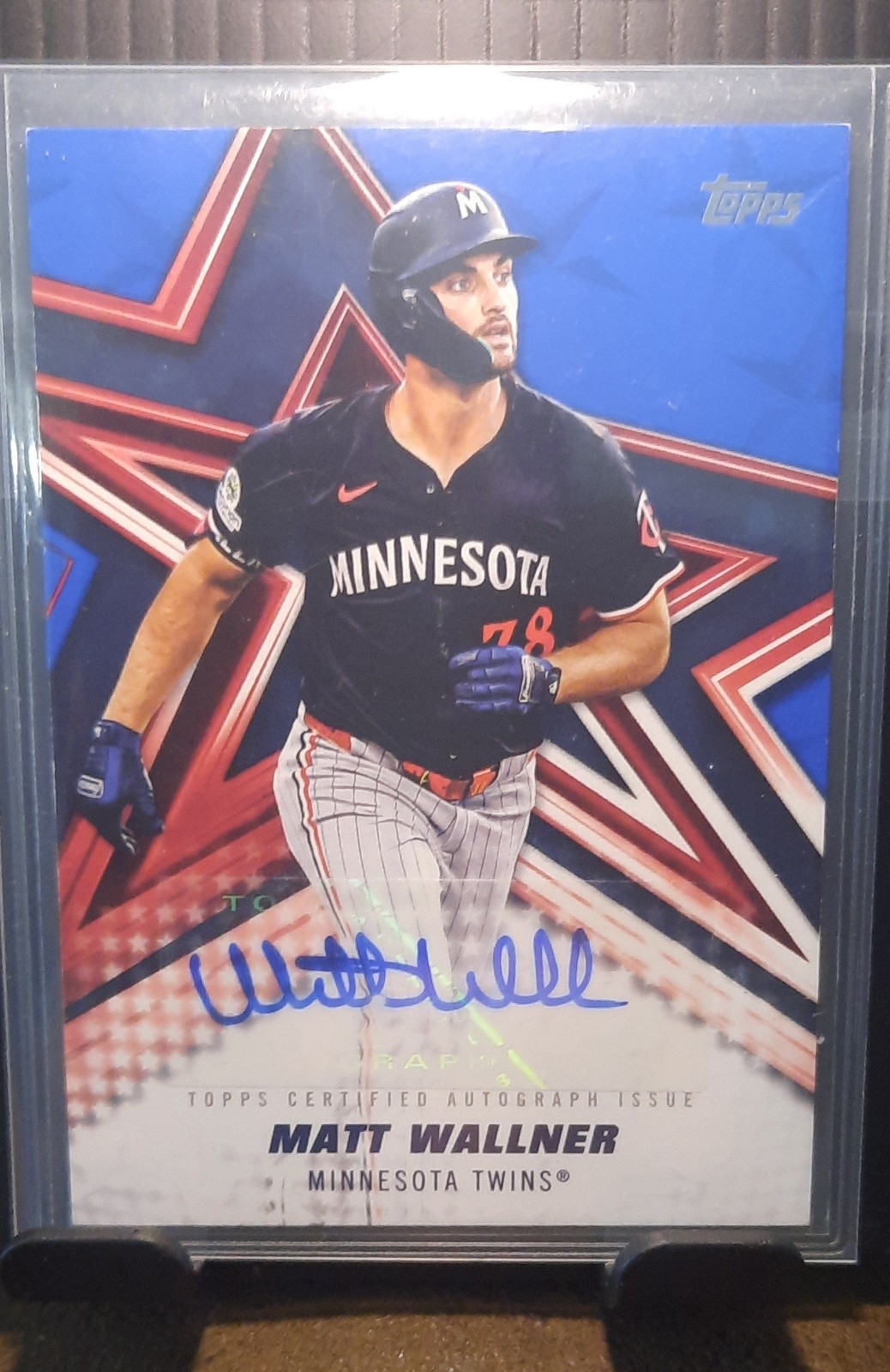 2026 Topps Series 1 - Baseball Stars Autographs Matt Wallner #BSA-MW Blue /150