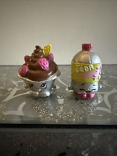 Shopkins Season 4 Exclusive Metallic Soda Fridge & Strawberry & Cream