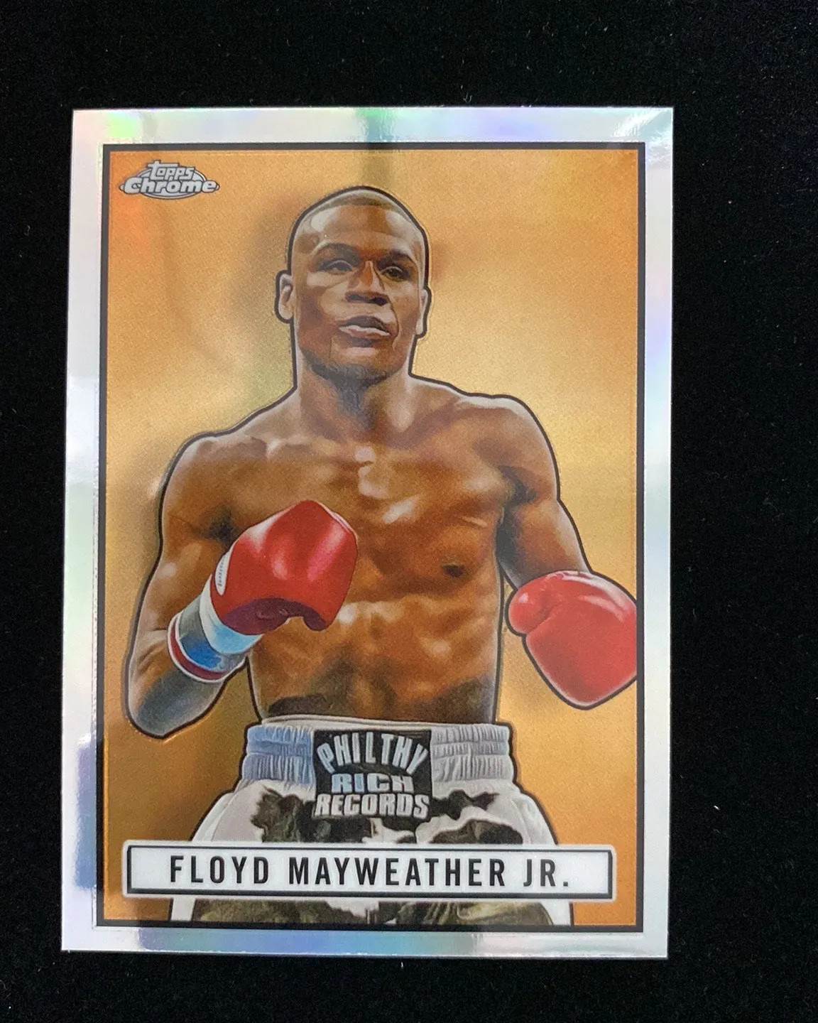 2024 Topps Chrome Boxing 1951 Topps Ringside #TR-15 Floyd Mayweather Jr. JER