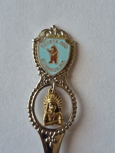 Dakota Zoo Bismark North Dakota Vintage Souvenir Spoon Collectible
