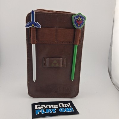 Legend of Zelda Nintendo 3DS Faux Leather Travel Case Adventurers
