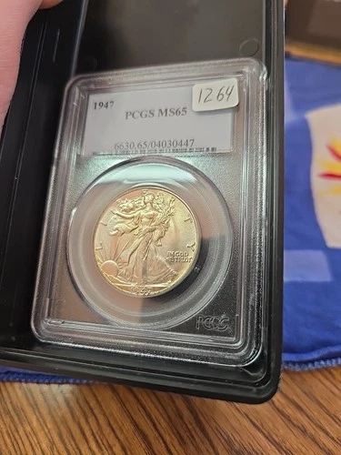 1947 50c PCGS MS 65 ~ SILVER WALKING LIBERTY HALF DOLLAR