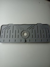 Kitchen Sink Splash Guard, 14.7x5.7in Silicone Faucet Mat Sink, Washable...